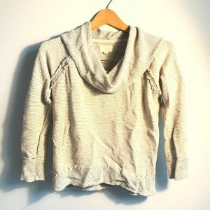 🌿LUCKY BRAND COWL NECK DISTRESSED SWEATER 🌿